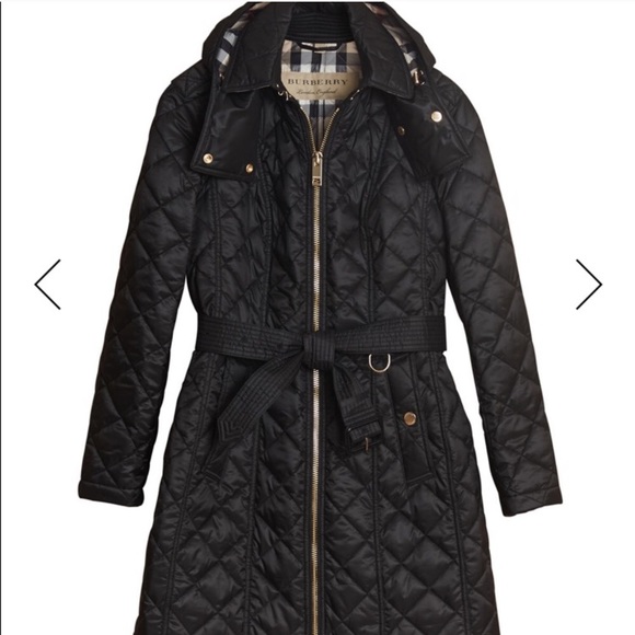 SOLD...Burberry Baughton Quilted Coat - Picture 4 of 8